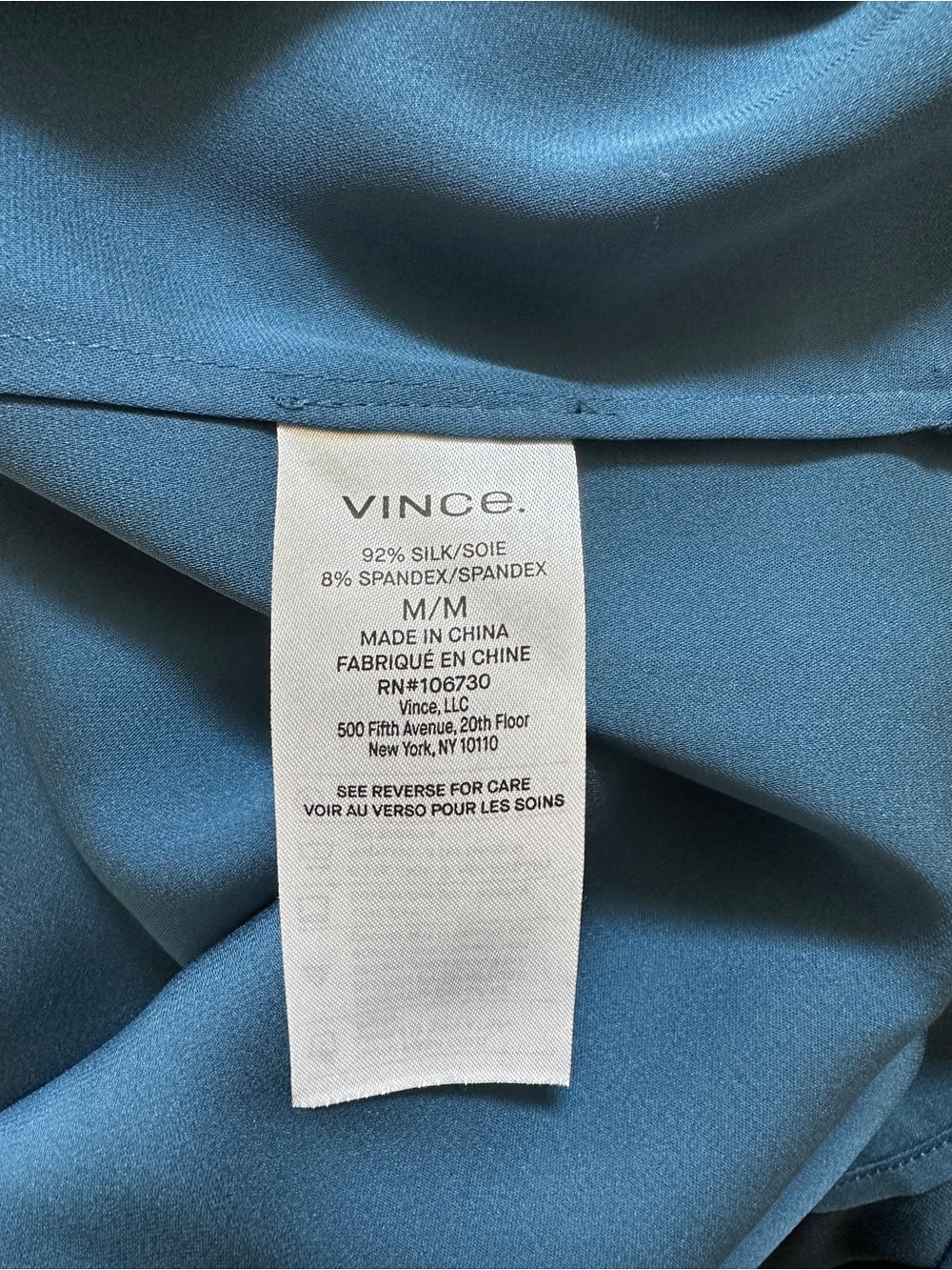Vince Women’s Silk Blouse - Picture 3 of 3